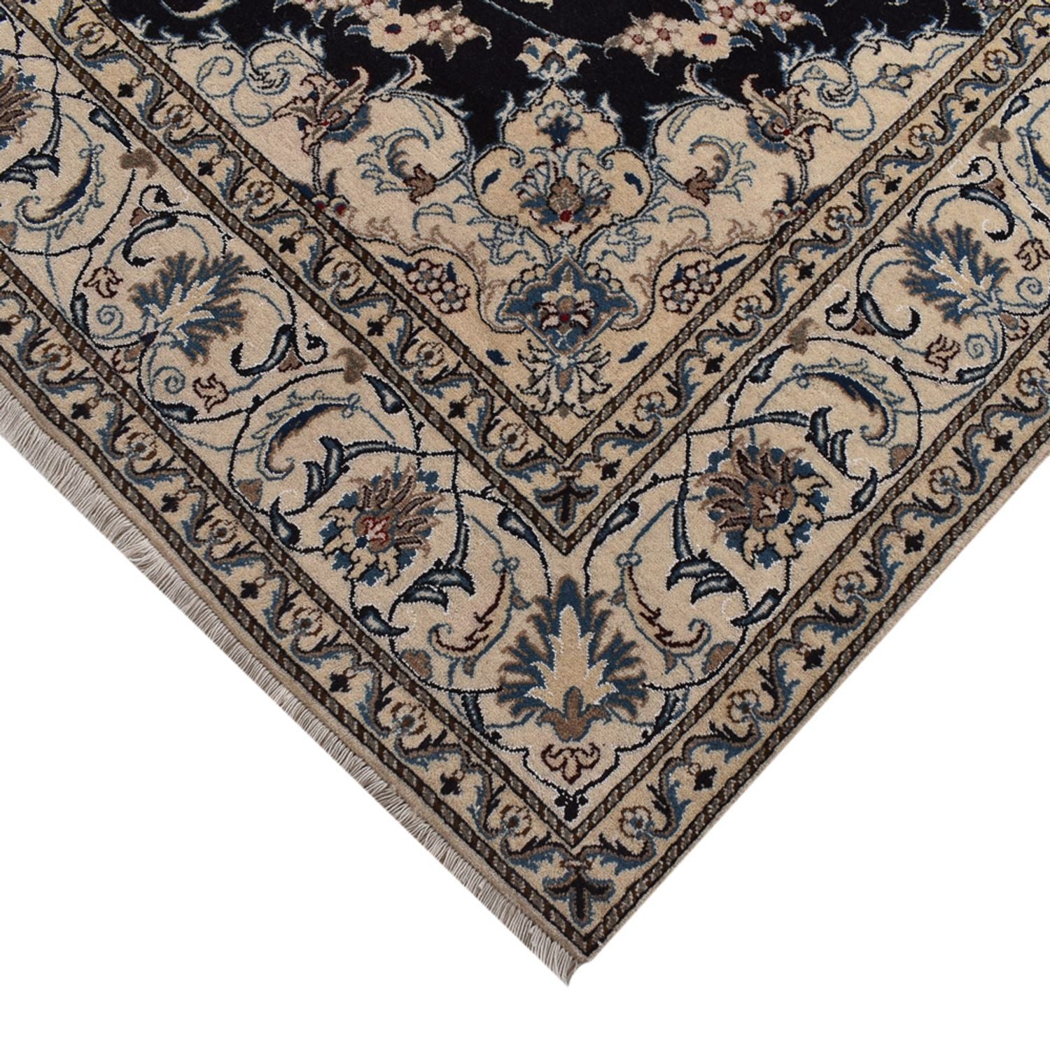 Tappeto Persero - Nain - 293 x 200 cm - blu scuro