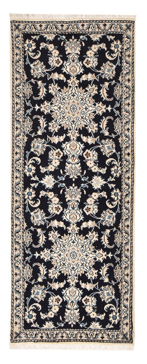 Tappeto corsia Tappeto Persero - Nain - 189 x 75 cm - blu scuro