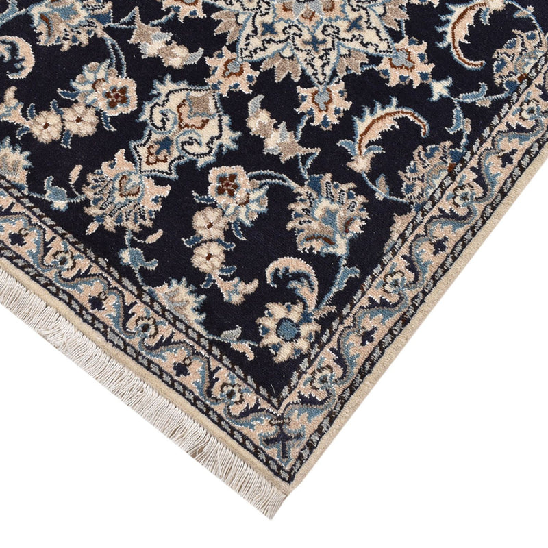 Tappeto corsia Tappeto Persero - Nain - 189 x 75 cm - blu scuro