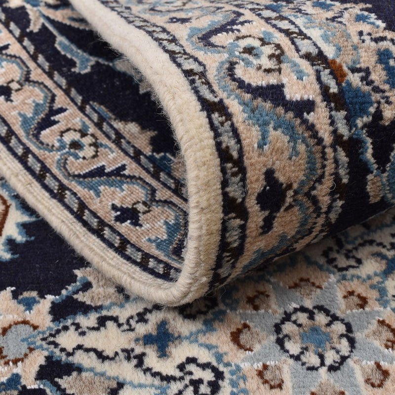 Tappeto corsia Tappeto Persero - Nain - 189 x 75 cm - blu scuro