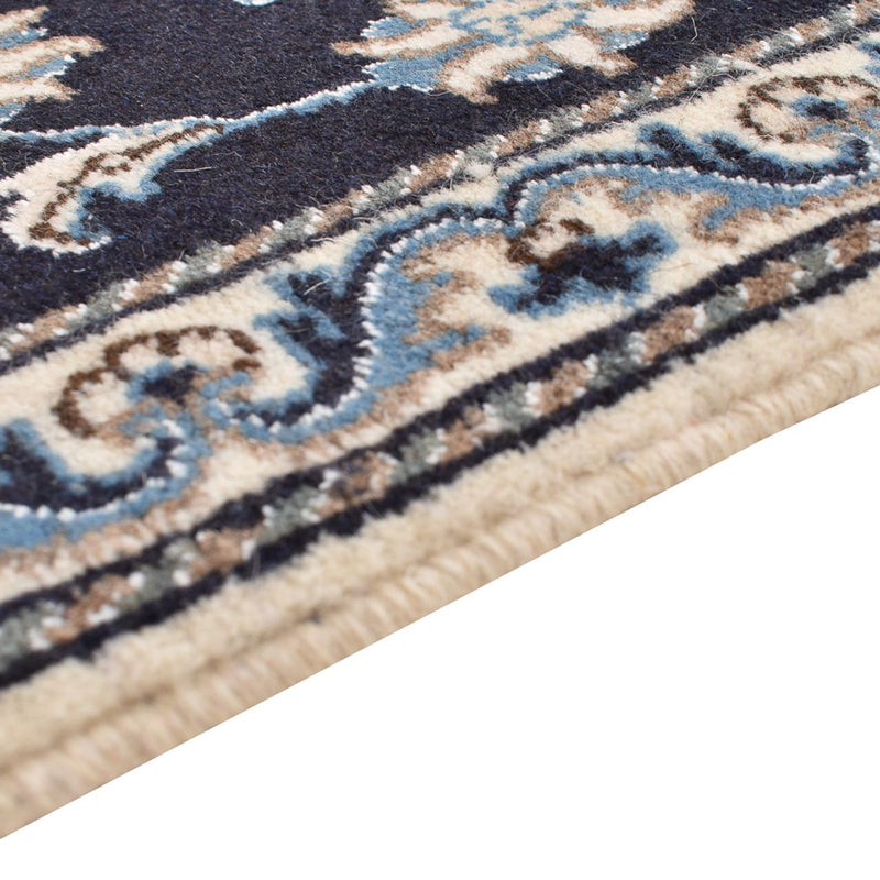 Tappeto corsia Tappeto Persero - Nain - 200 x 79 cm - blu scuro
