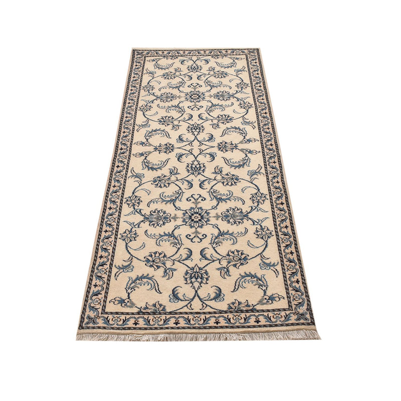 Tappeto corsia Tappeto Persero - Nain - 200 x 80 cm - beige