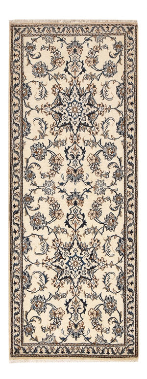 Tappeto corsia Tappeto Persero - Nain - 205 x 79 cm - beige