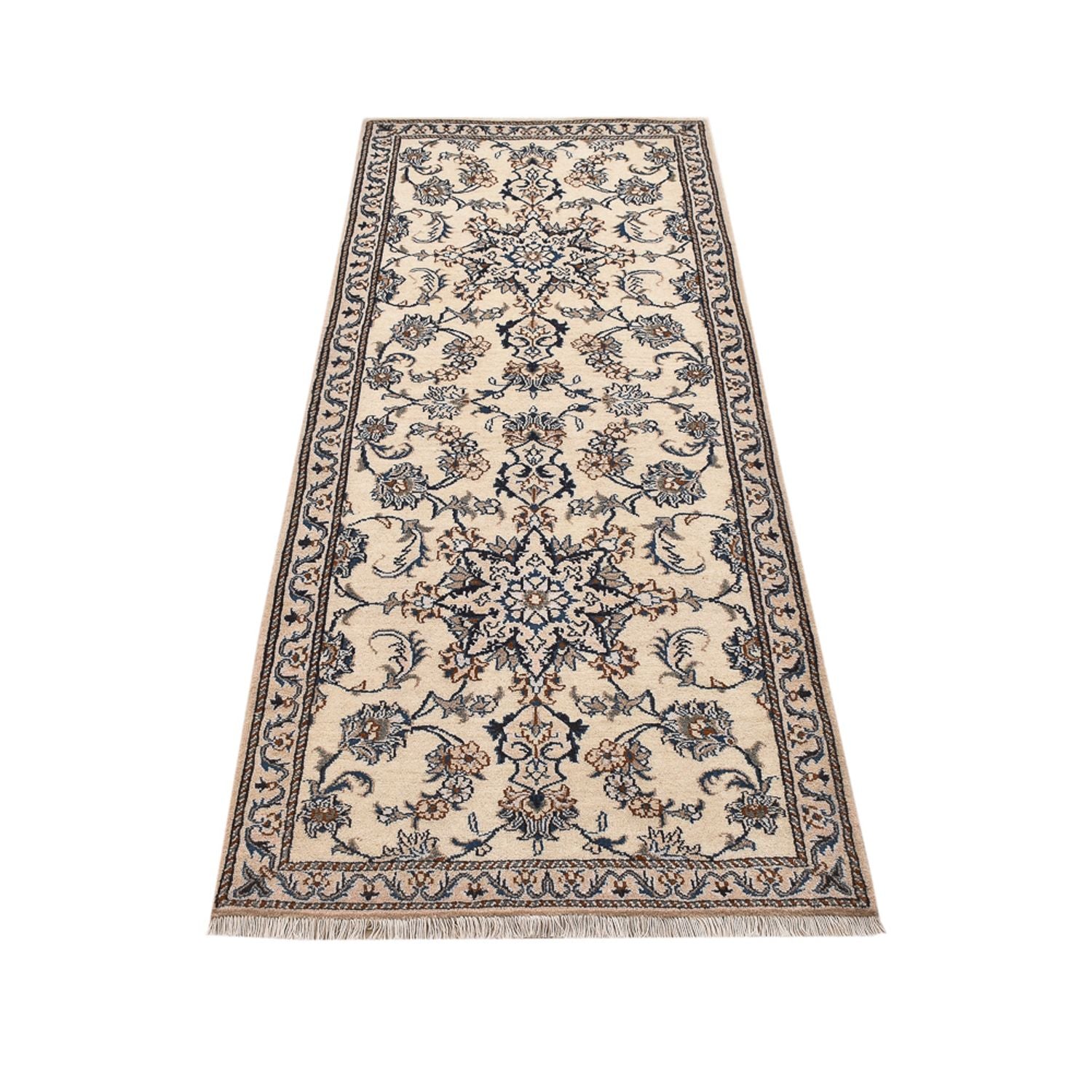 Tappeto corsia Tappeto Persero - Nain - 205 x 79 cm - beige