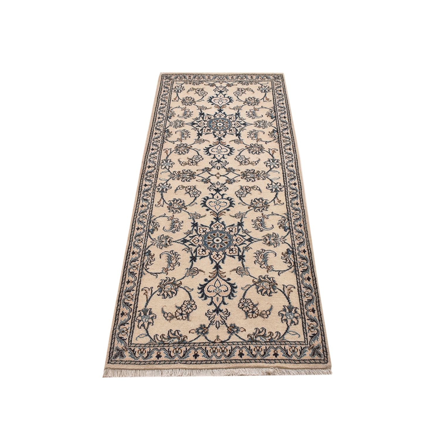 Tappeto corsia Tappeto Persero - Nain - 201 x 77 cm - beige