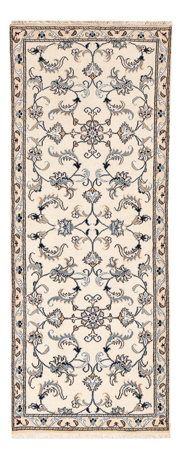 Tappeto corsia Tappeto Persero - Nain - 200 x 80 cm - beige