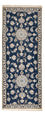 Tappeto corsia Tappeto Persero - Nain - 197 x 76 cm - blu scuro