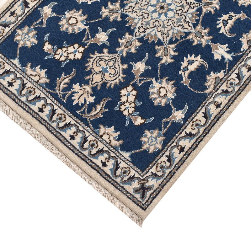 Tappeto corsia Tappeto Persero - Nain - 197 x 76 cm - blu scuro