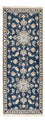 Tappeto corsia Tappeto Persero - Nain - 195 x 77 cm - blu mare