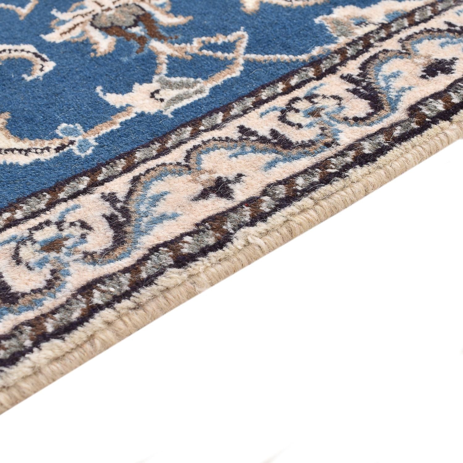Tappeto Persero - Nain - 136 x 70 cm - blu