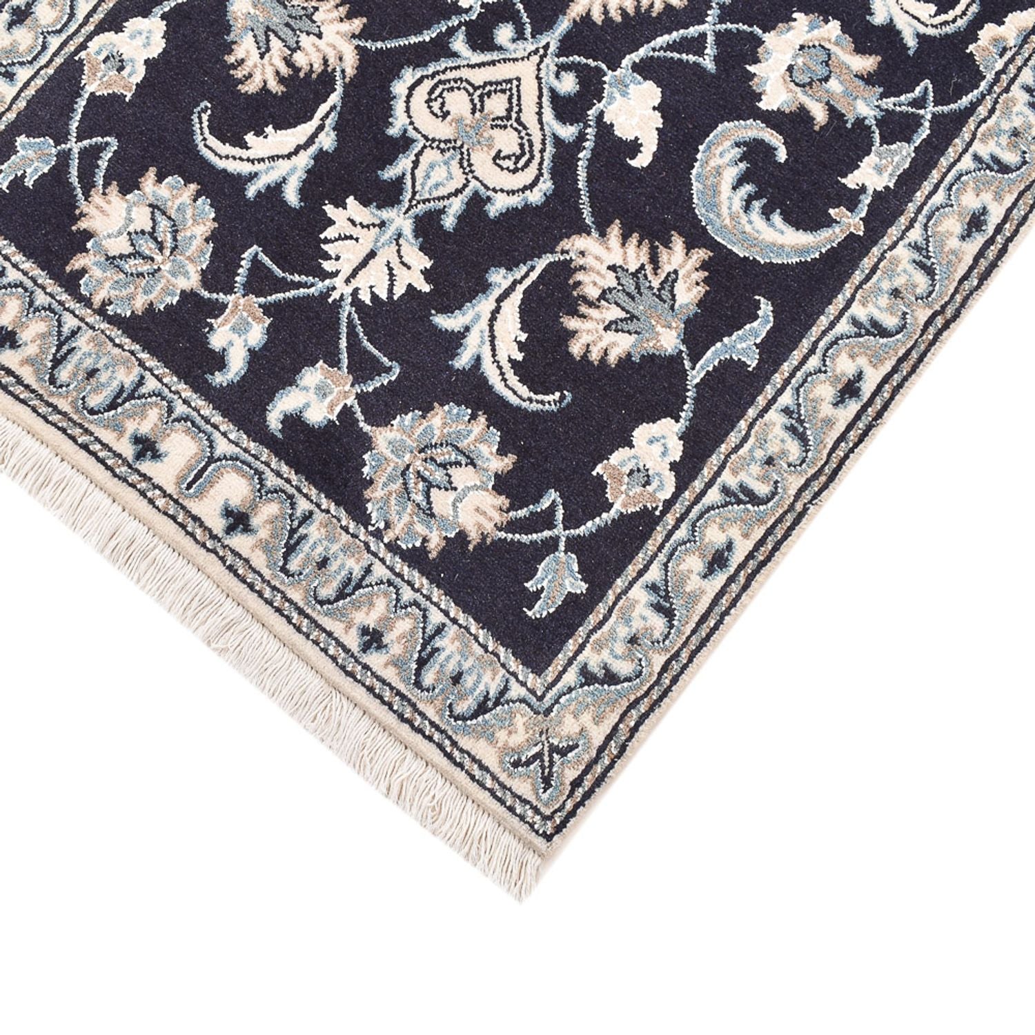 Tappeto Persero - Nain - 145 x 68 cm - blu scuro