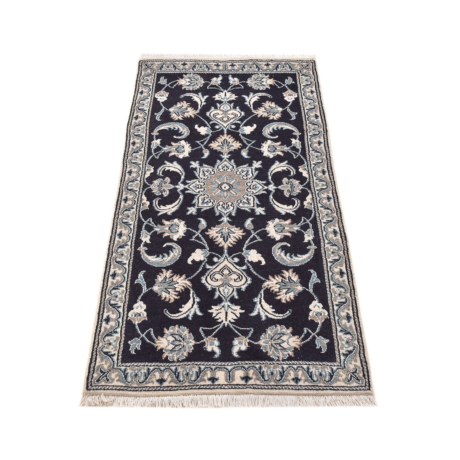 Tappeto Persero - Nain - 145 x 68 cm - blu scuro