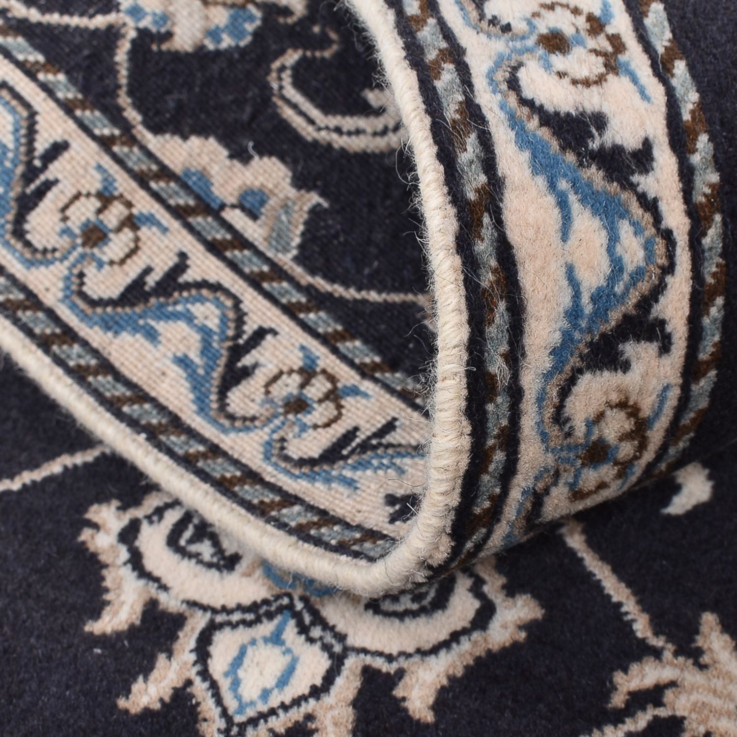 Tappeto Persero - Nain - 136 x 70 cm - blu scuro
