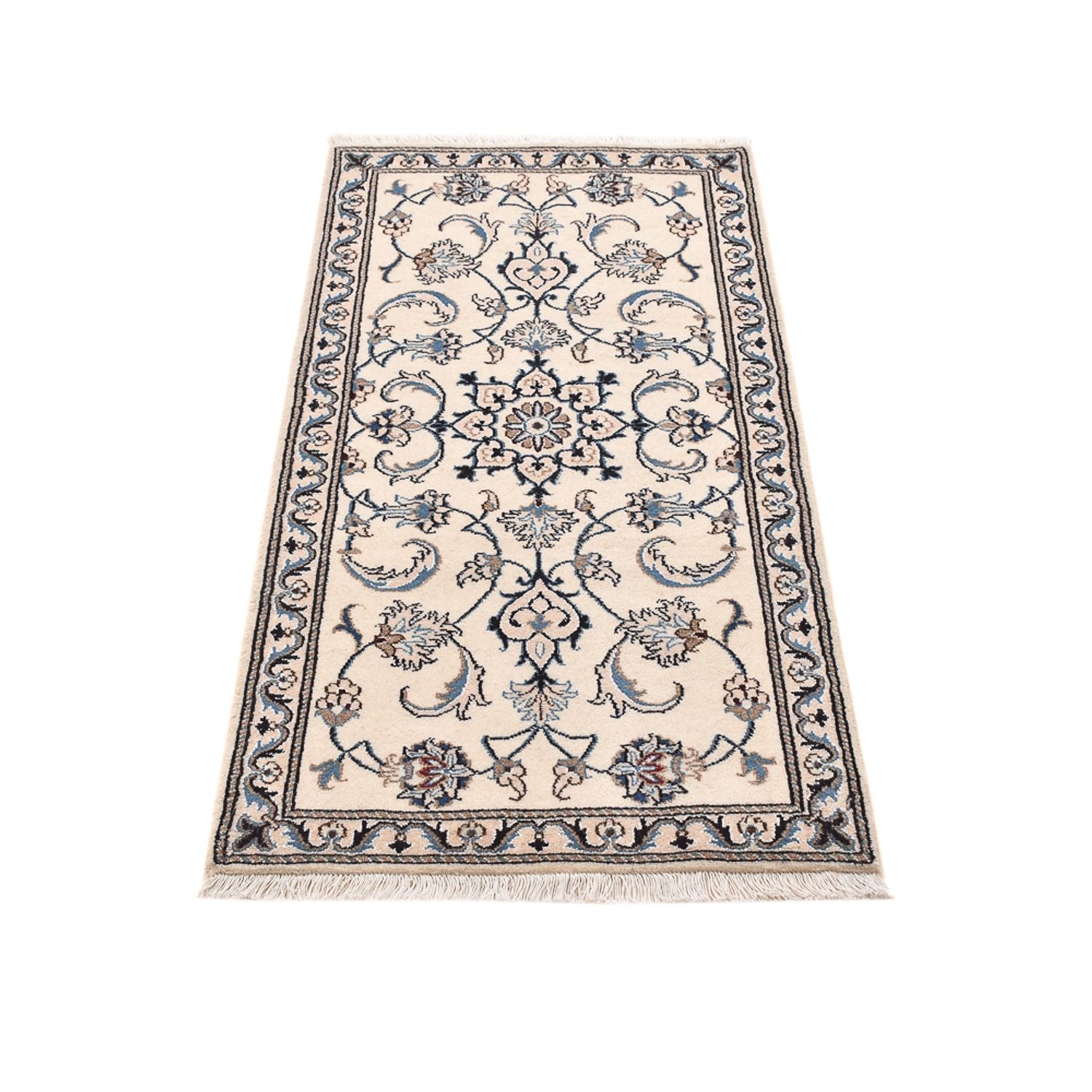 Tappeto Persero - Nain - 143 x 70 cm - blu chiaro