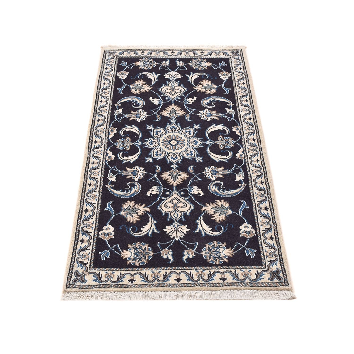 Tappeto Persero - Nain - 140 x 70 cm - blu scuro