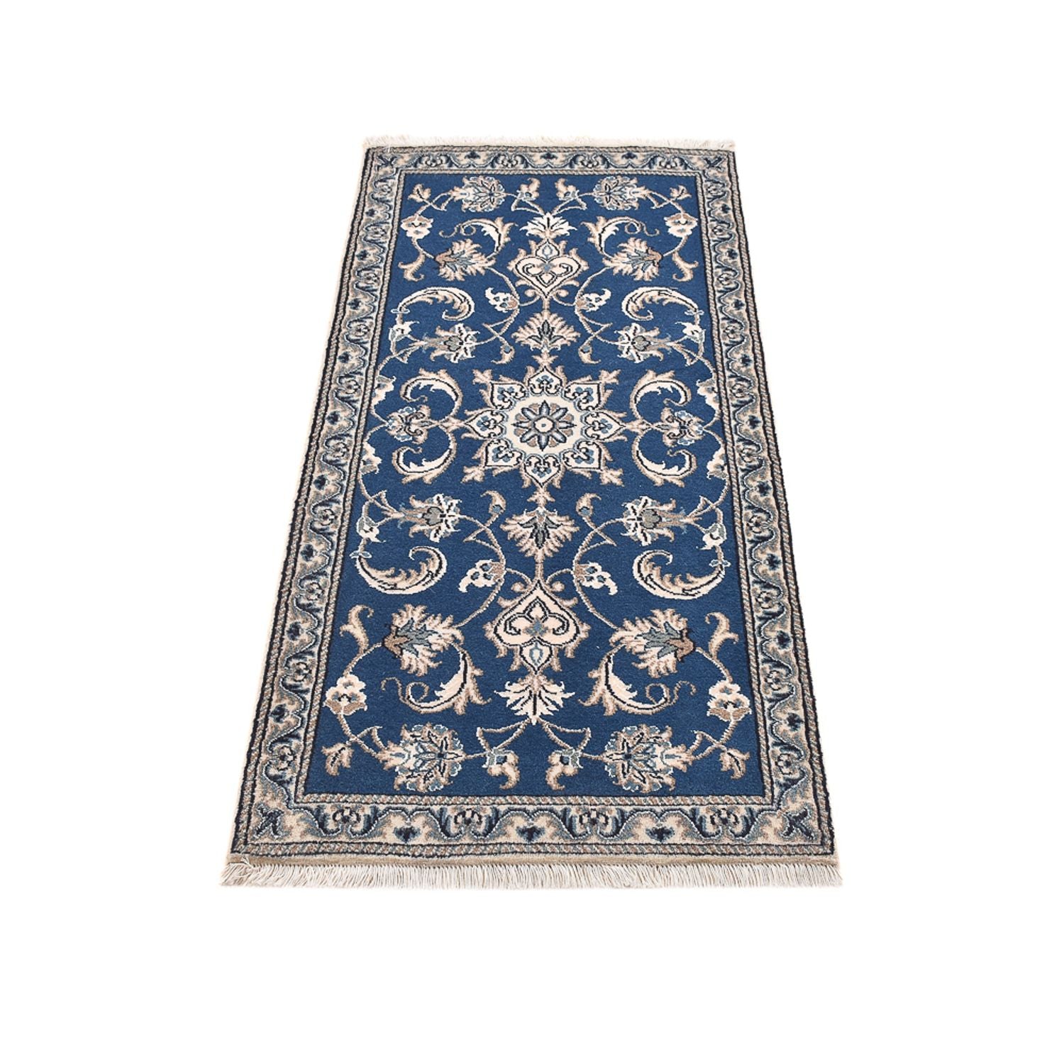 Tappeto Persero - Nain - 140 x 68 cm - blu