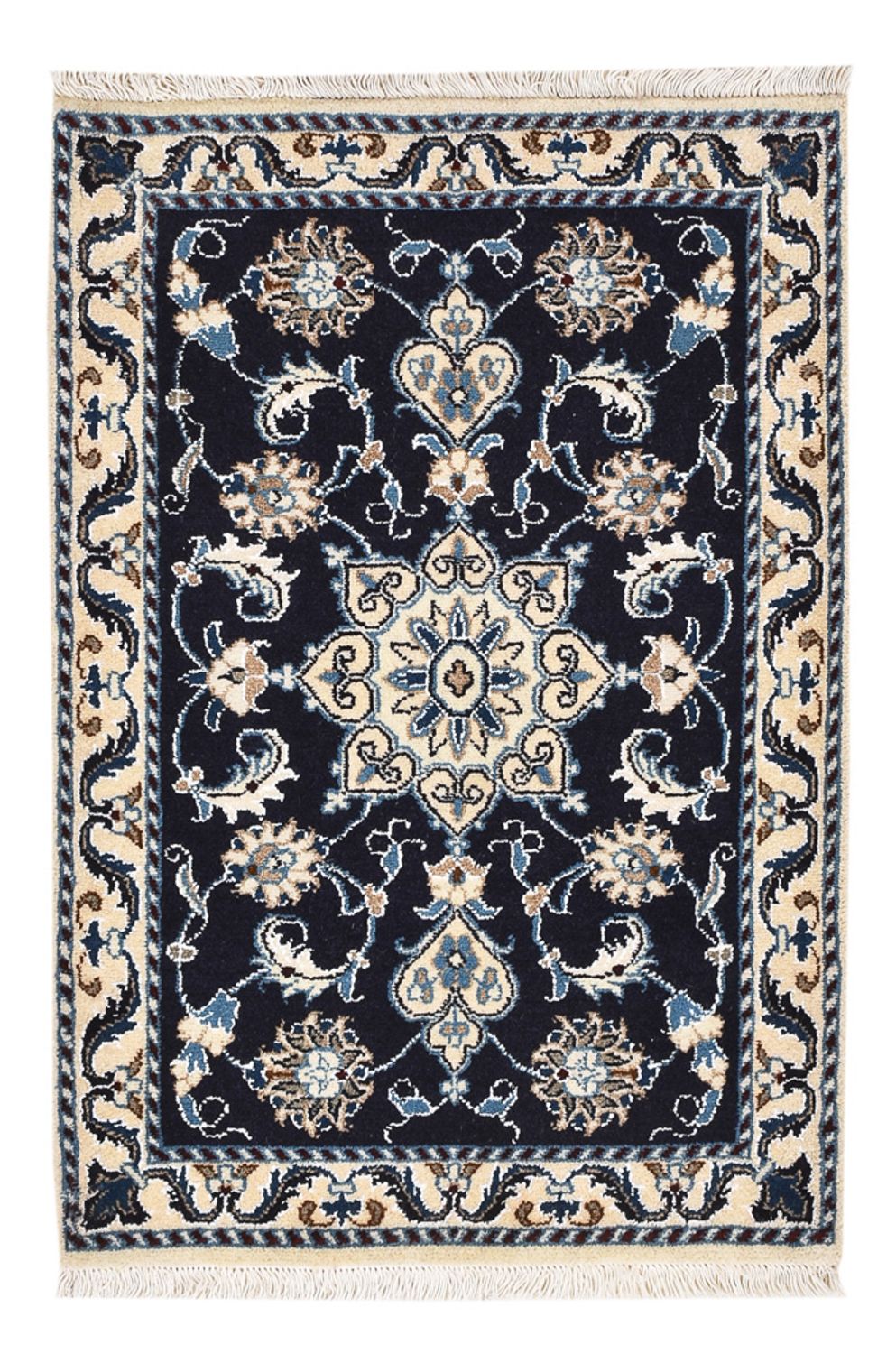 Tappeto Persero - Nain - 90 x 60 cm - blu scuro
