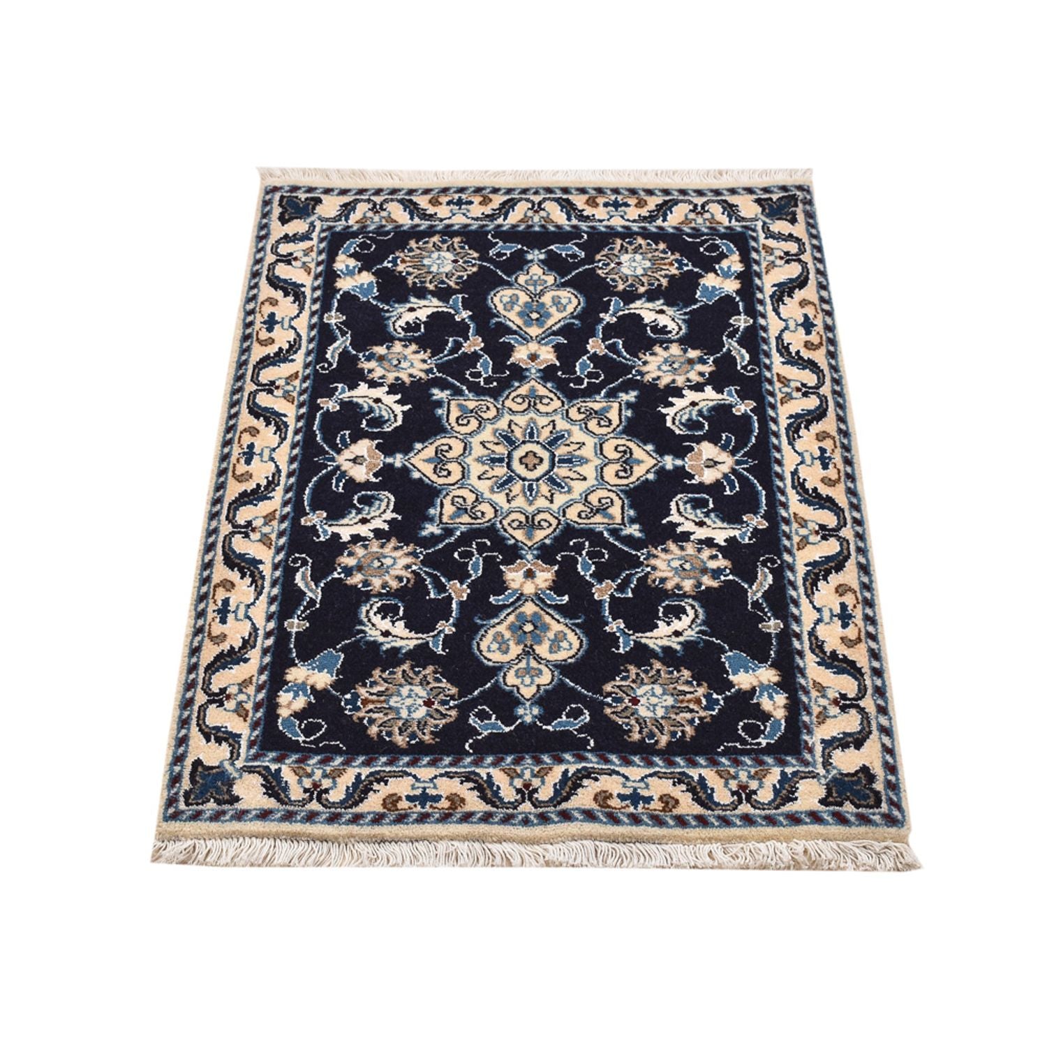 Tappeto Persero - Nain - 90 x 60 cm - blu scuro