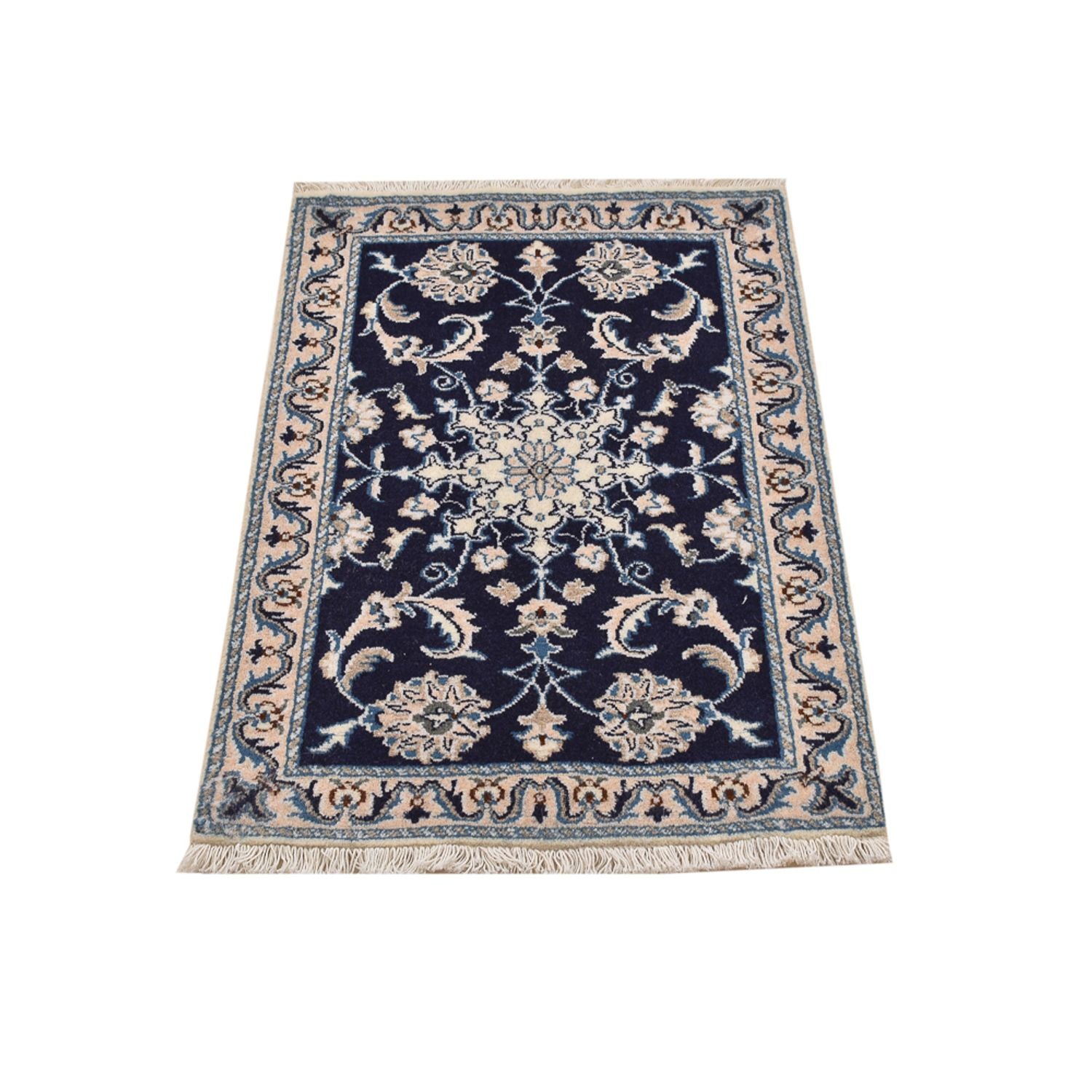 Tappeto Persero - Nain - 90 x 60 cm - blu scuro