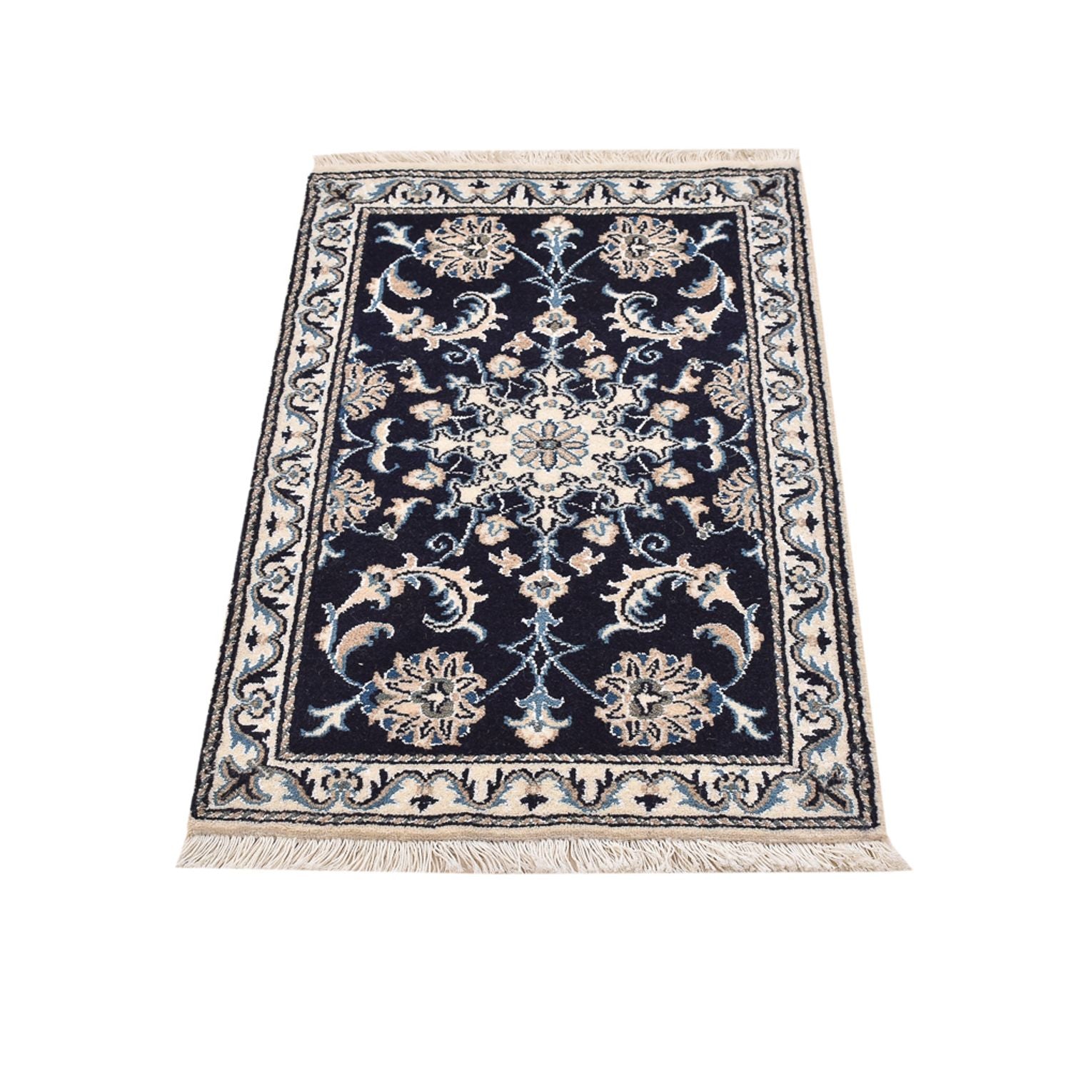 Tappeto Persero - Nain - 90 x 55 cm - blu scuro
