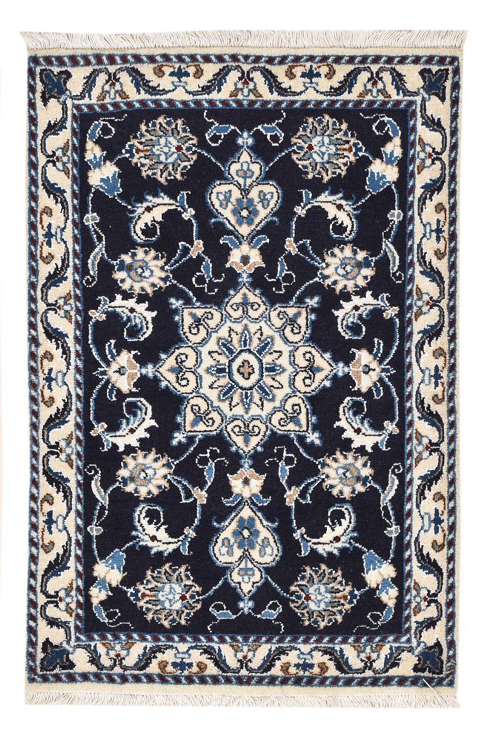 Tappeto Persero - Nain - 90 x 62 cm - blu scuro