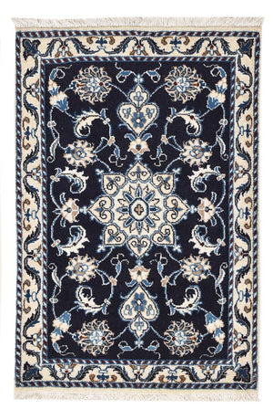 Tappeto Persero - Nain - 90 x 62 cm - blu scuro