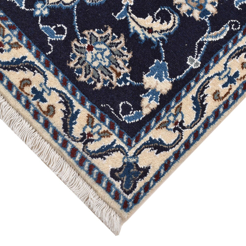 Tappeto Persero - Nain - 90 x 62 cm - blu scuro