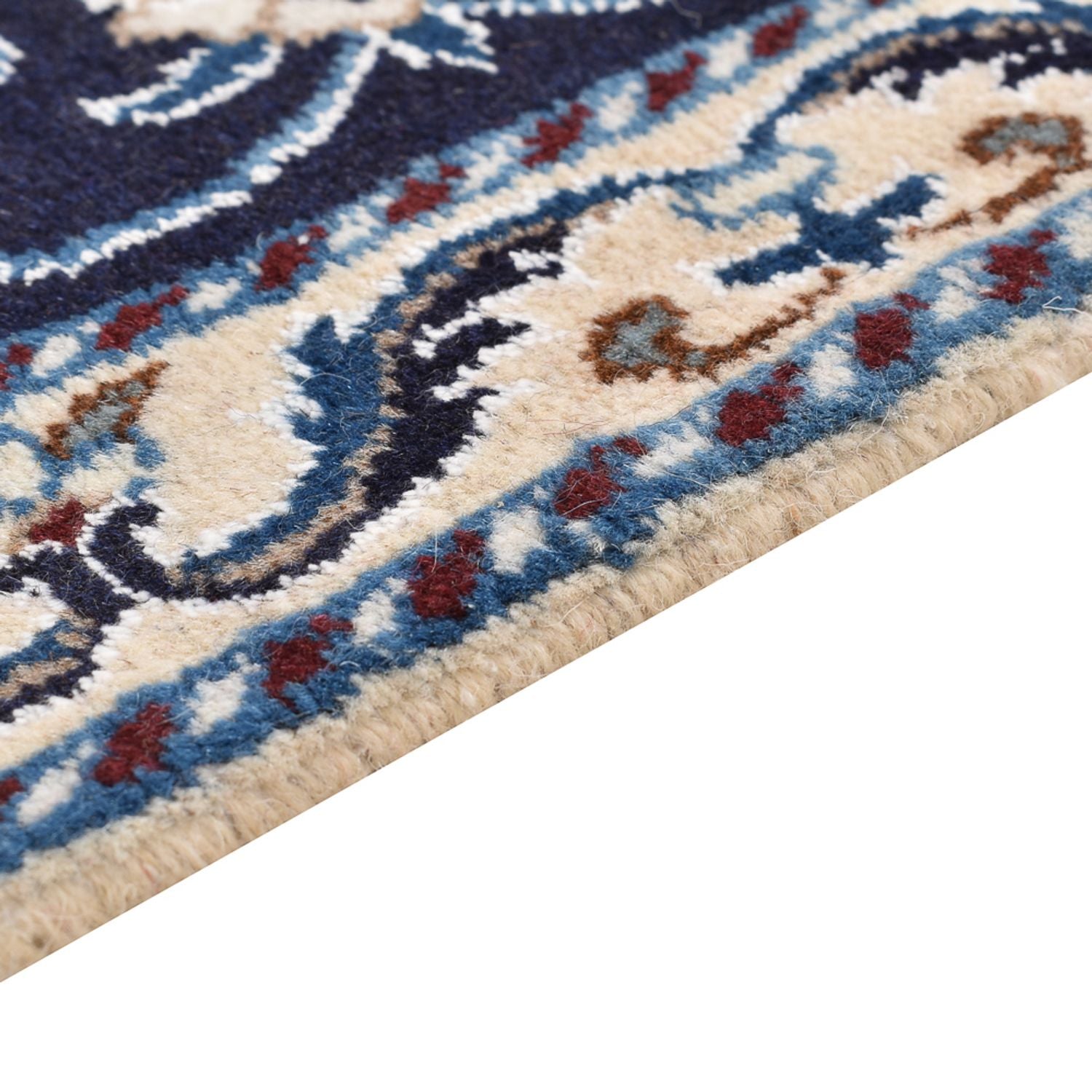 Tappeto Persero - Nain - 90 x 62 cm - blu scuro