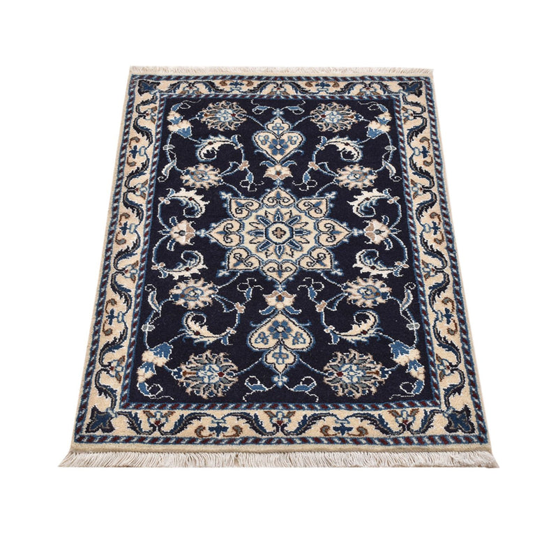 Tappeto Persero - Nain - 90 x 62 cm - blu scuro