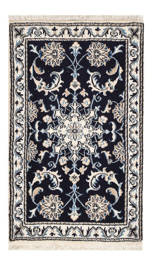 Tappeto Persero - Nain - 90 x 57 cm - blu scuro