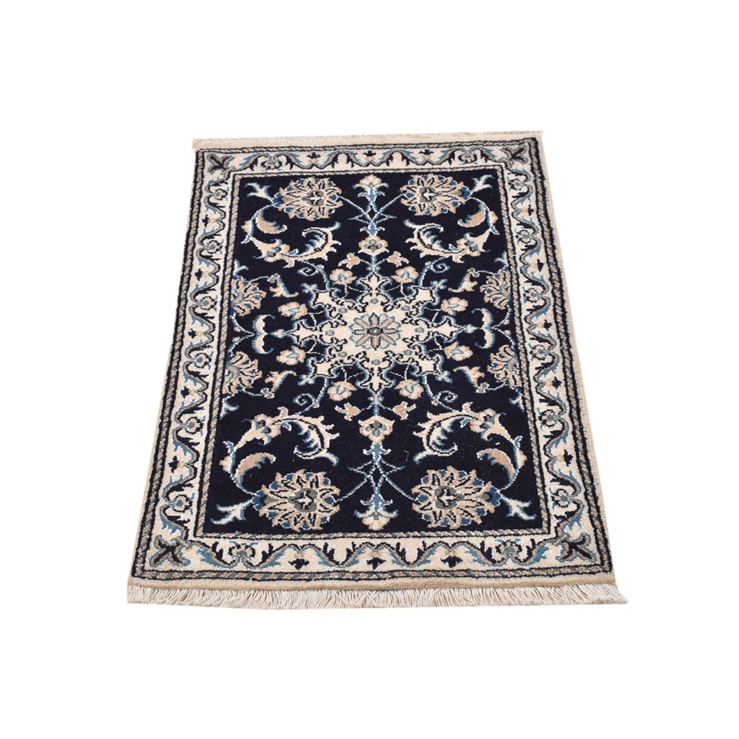 Tappeto Persero - Nain - 90 x 57 cm - blu scuro