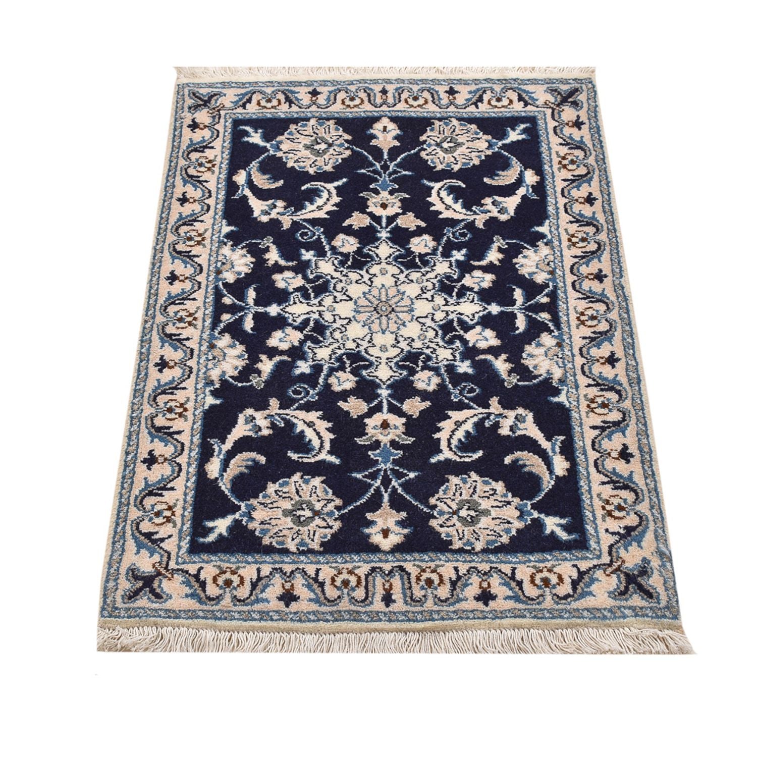 Tappeto Persero - Nain - 89 x 57 cm - blu scuro