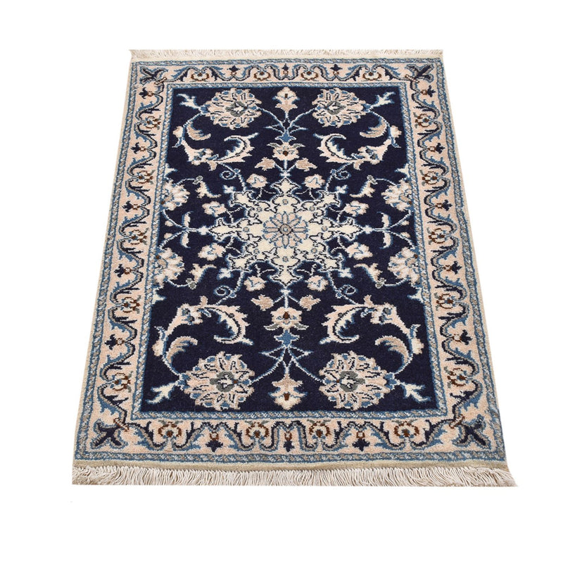 Tappeto Persero - Nain - 89 x 57 cm - blu scuro