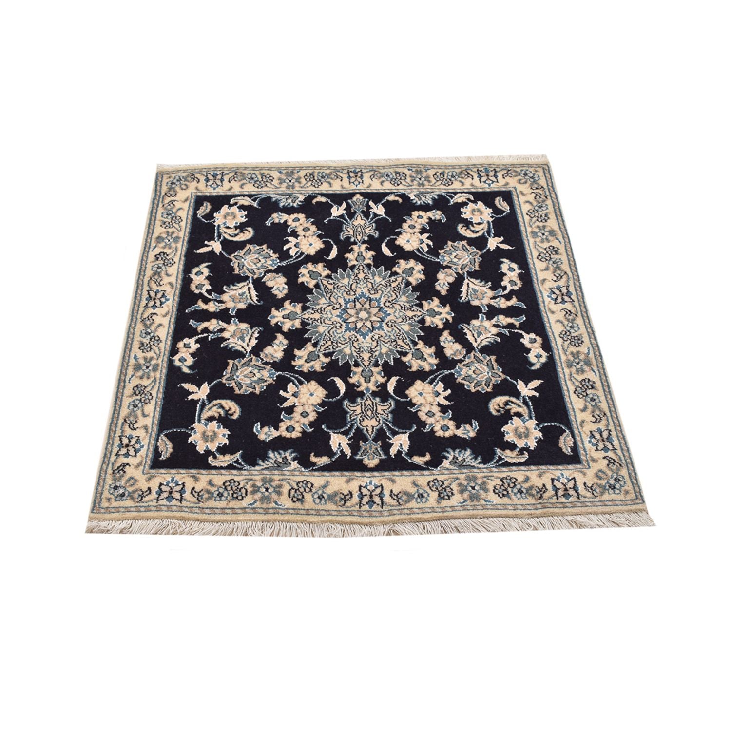 Tappeto Persero - Nain quadrato  - 103 x 96 cm - blu scuro
