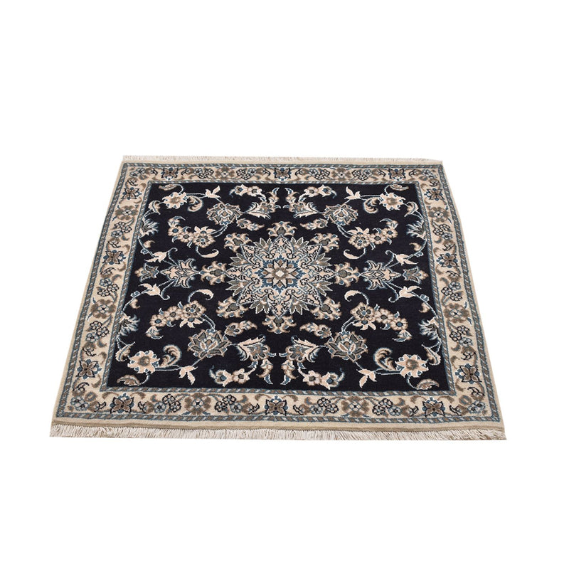 Tappeto Persero - Nain quadrato  - 100 x 100 cm - blu scuro