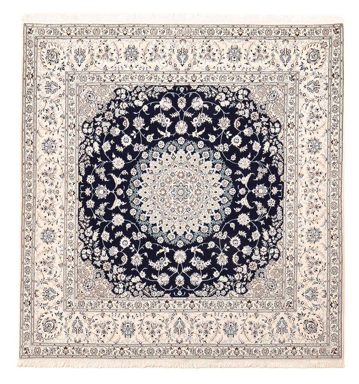 Tappeto Persero - Nain - Premio quadrato  - 206 x 206 cm - blu scuro