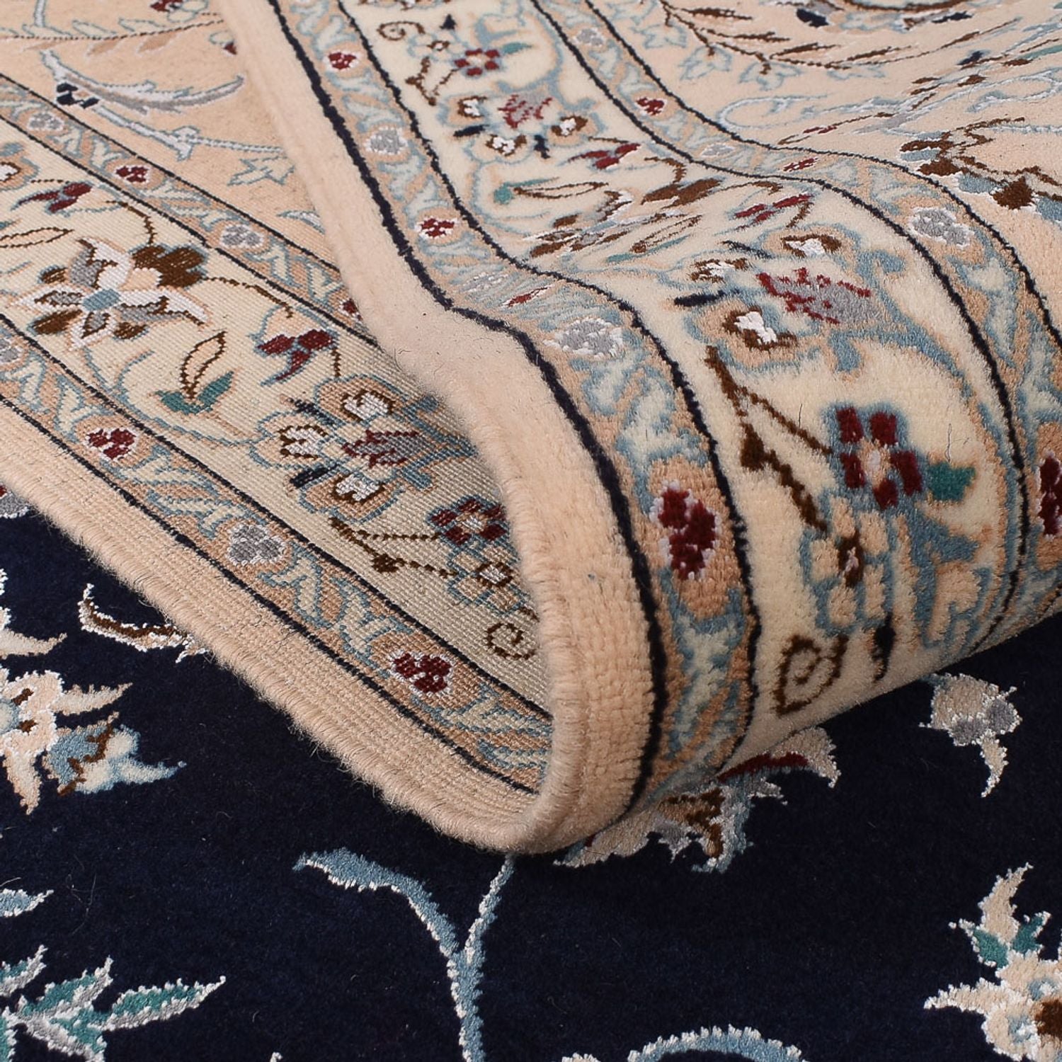 Tappeto Persero - Nain - Premio quadrato  - 206 x 206 cm - blu scuro