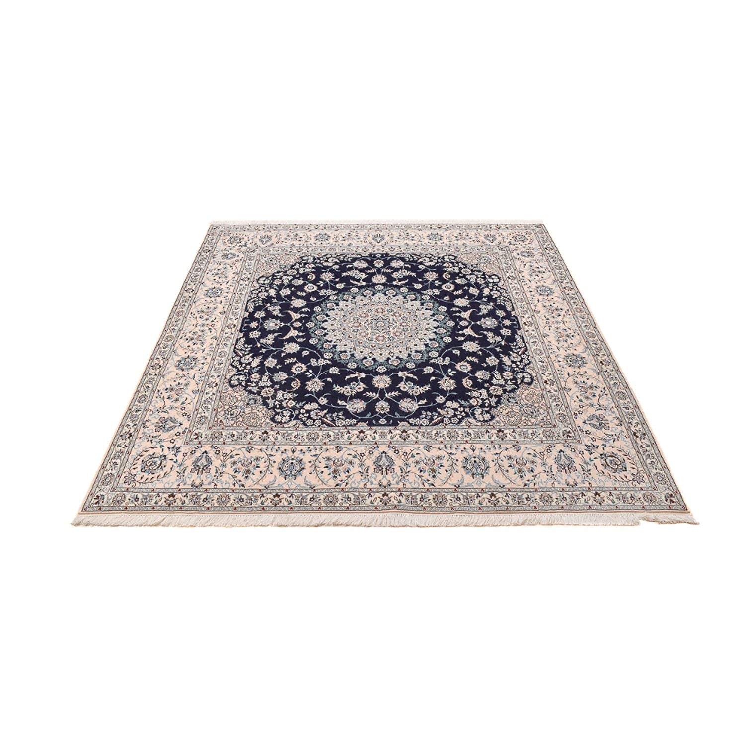Tappeto Persero - Nain - Premio quadrato  - 206 x 206 cm - blu scuro