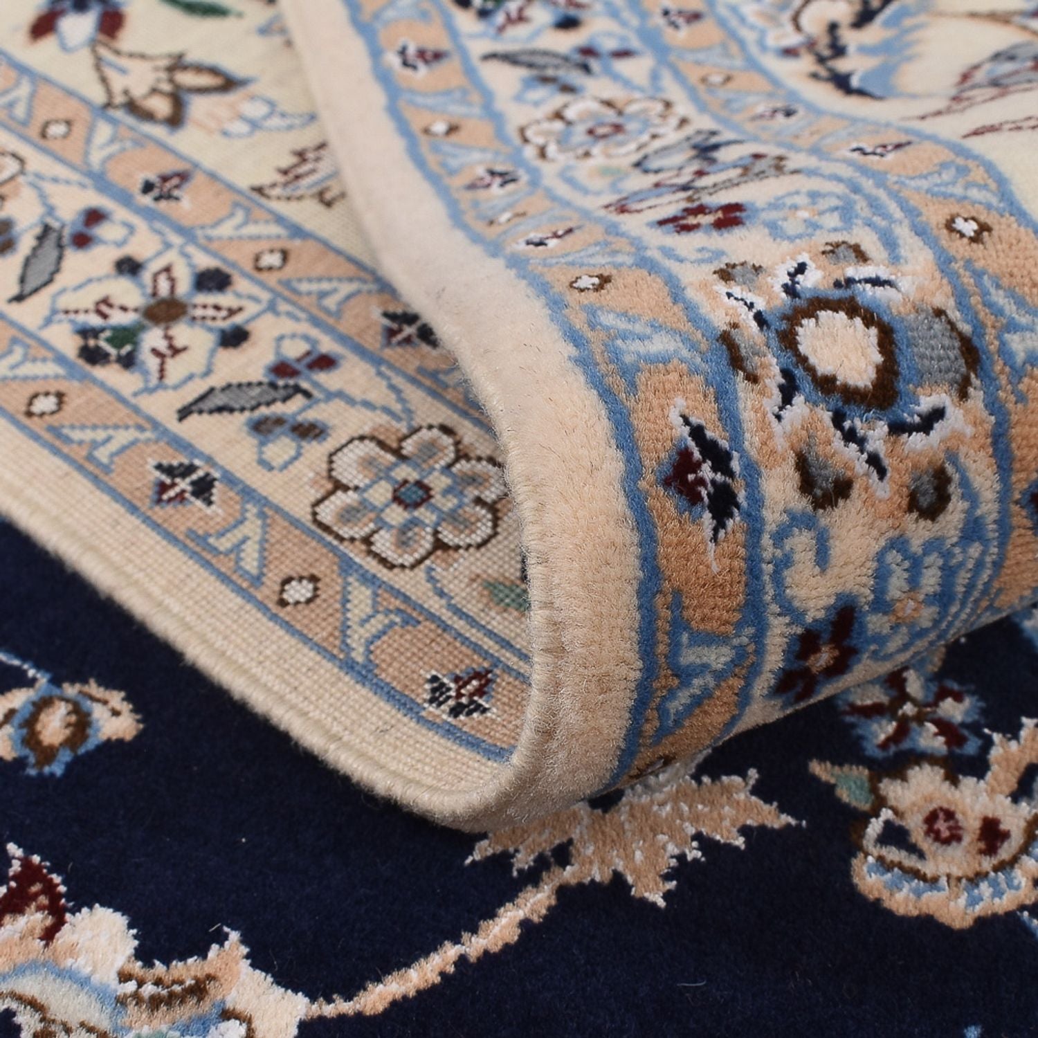 Tappeto Persero - Nain - Premio forma speciale  - 211 x 269 cm - blu scuro