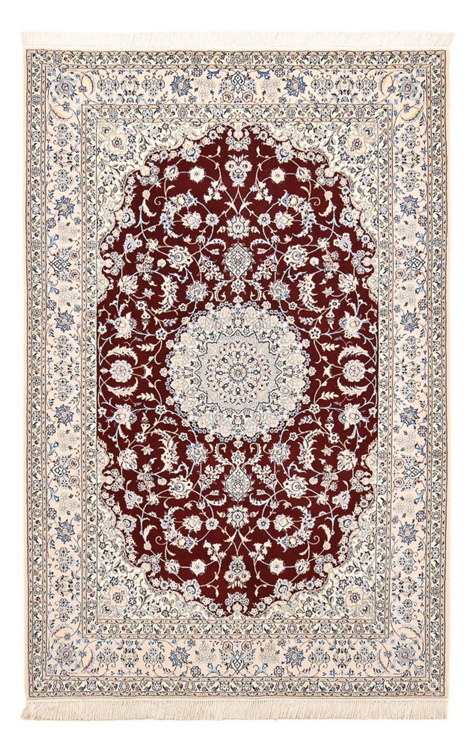 Tappeto Persero - Nain - Premio - 236 x 150 cm - rosso scuro