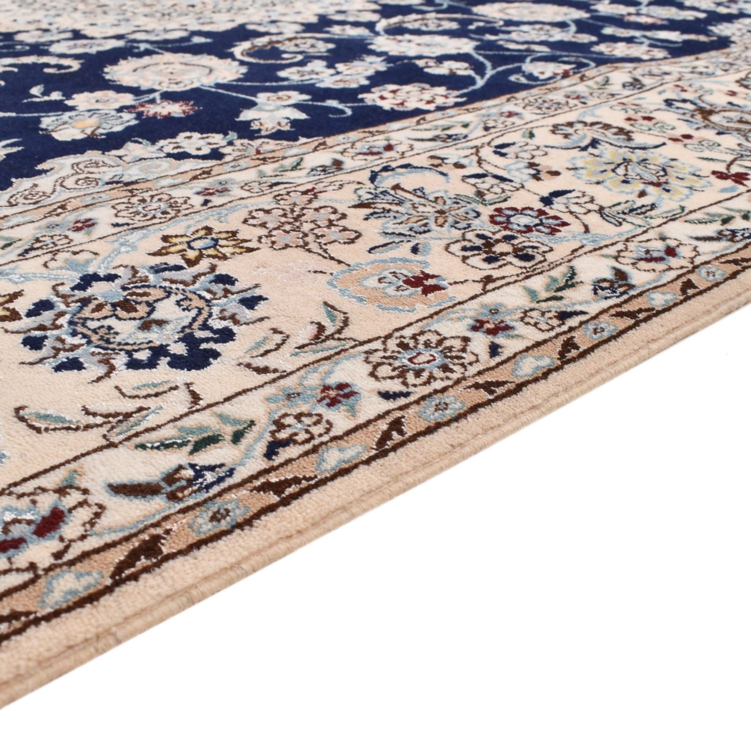 Tappeto Persero - Nain - Premio - 245 x 165 cm - blu scuro