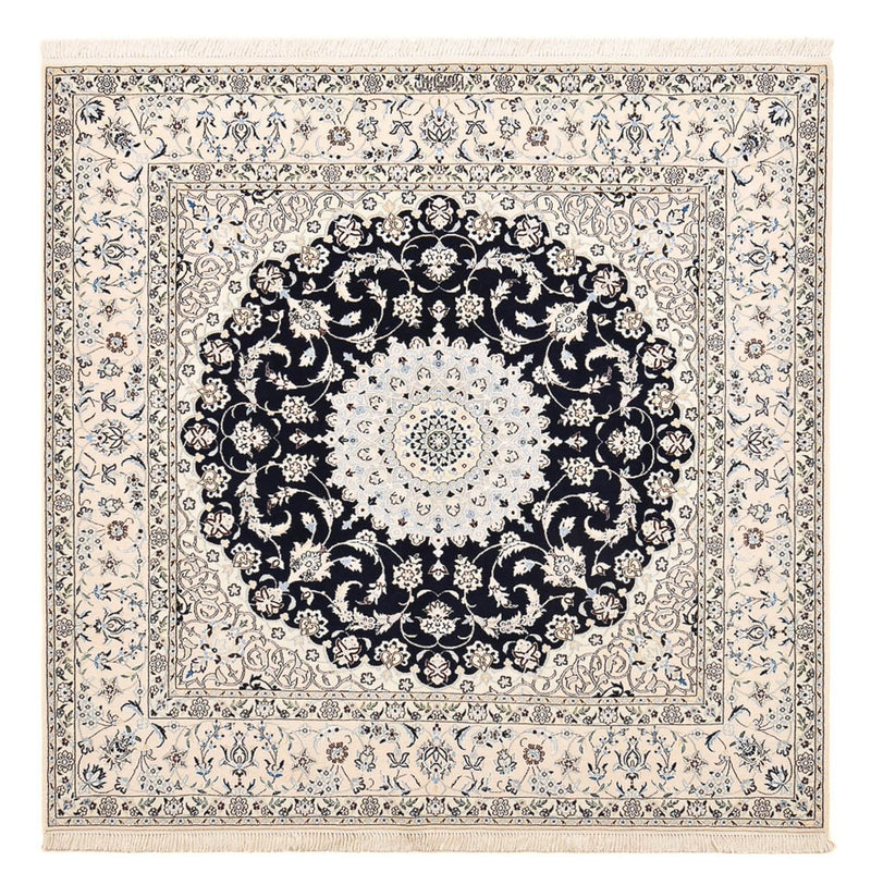 Tappeto Persero - Nain - Premio quadrato  - 181 x 178 cm - blu scuro