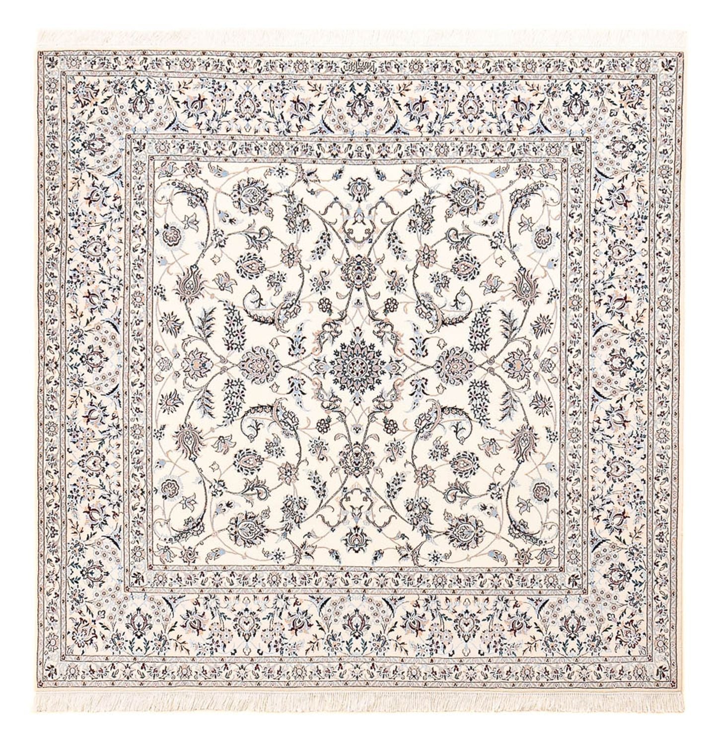 Tappeto Persero - Nain - Premio quadrato  - 204 x 207 cm - grigio chiaro