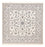 Tappeto Persero - Nain - Premio quadrato  - 204 x 207 cm - grigio chiaro
