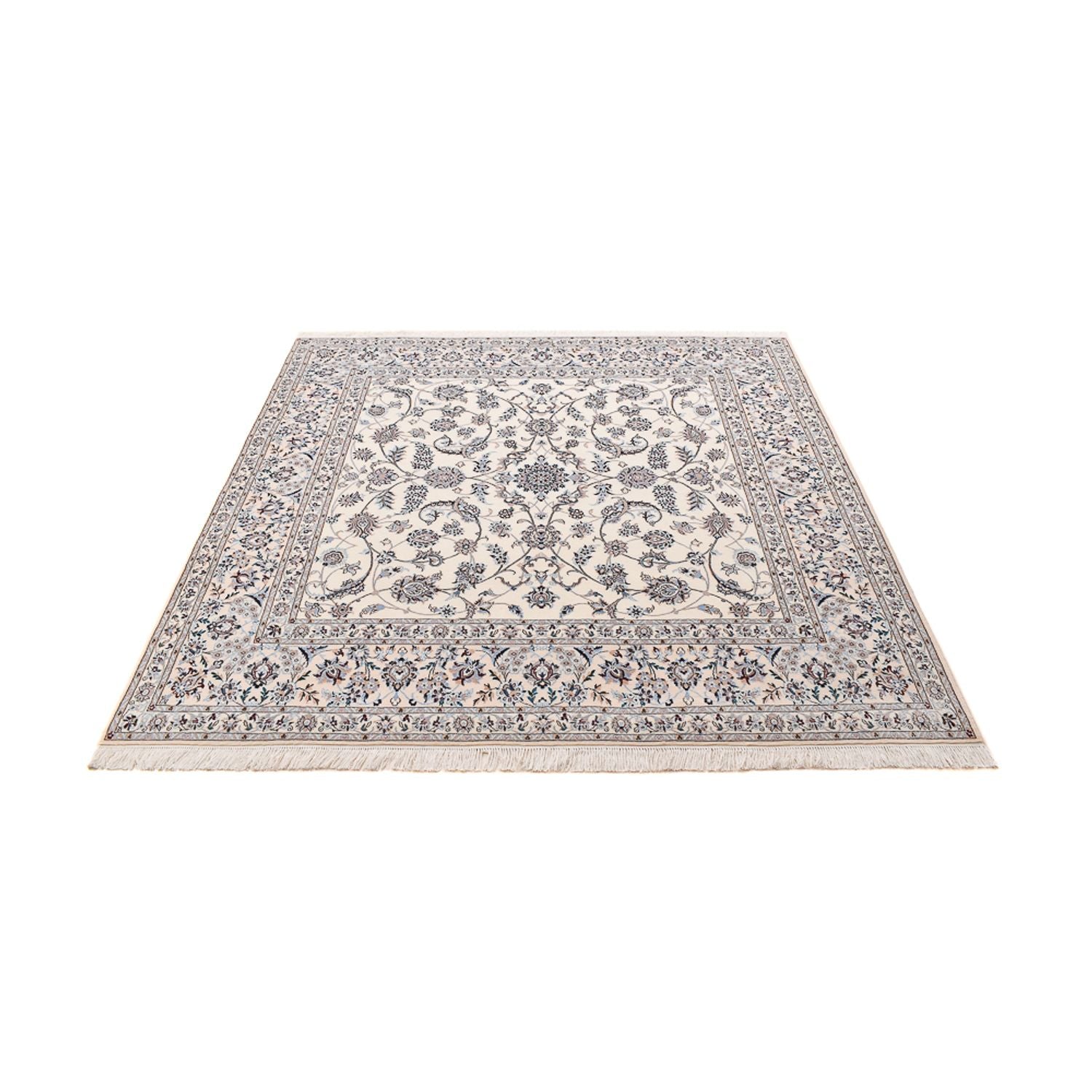 Tappeto Persero - Nain - Premio quadrato  - 204 x 207 cm - grigio chiaro