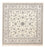 Tappeto Persero - Nain - Premio quadrato  - 205 x 206 cm - grigio chiaro