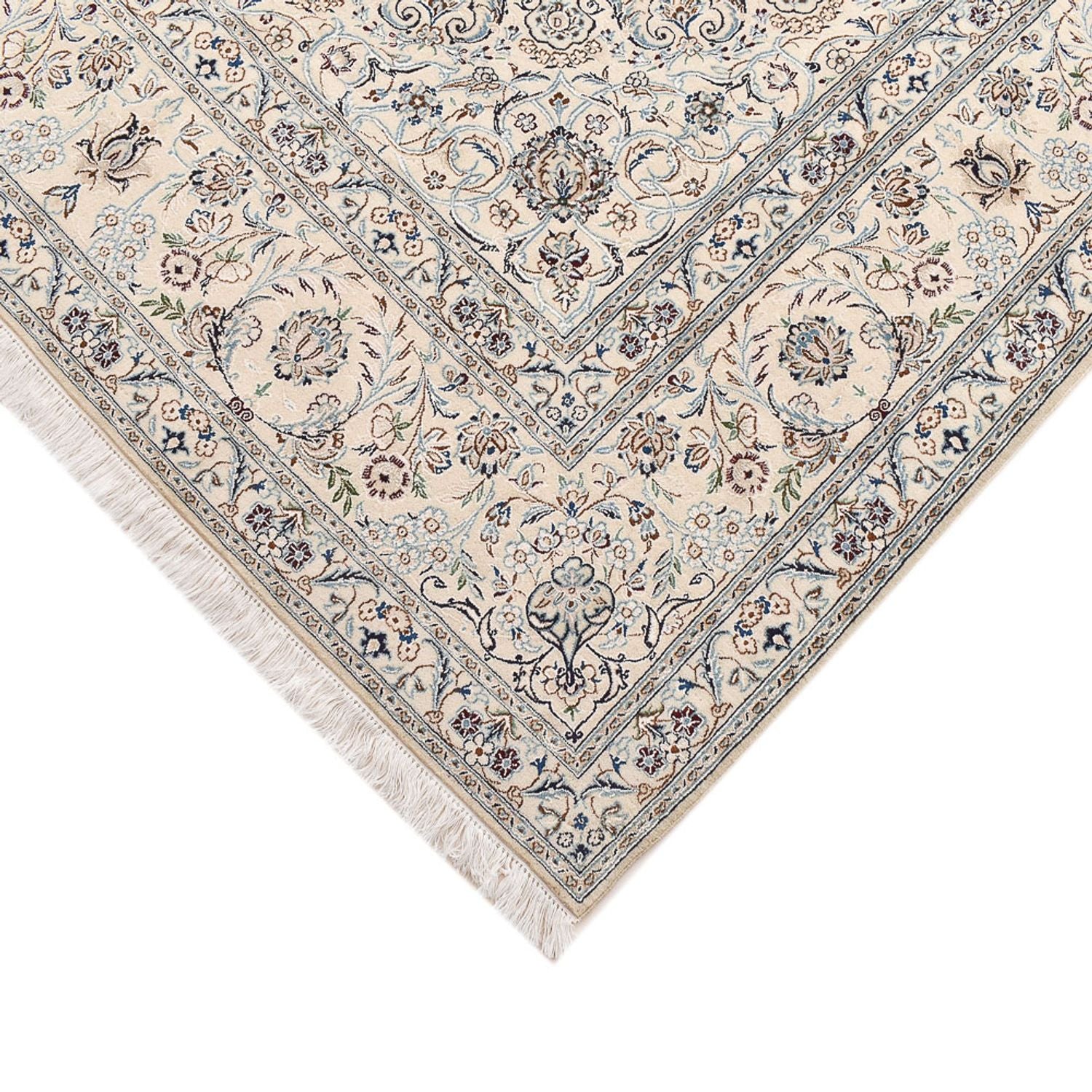 Tappeto Persero - Nain - Reale - 305 x 205 cm - grigio chiaro