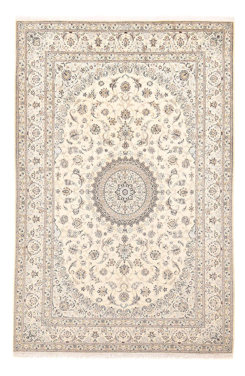 Tappeto Persero - Nain - Reale - 305 x 205 cm - grigio chiaro