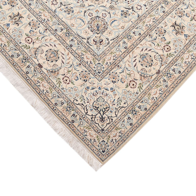 Tappeto Persero - Nain - Reale - 305 x 205 cm - grigio chiaro