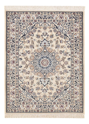 Tappeto Persero - Nain - Reale - 105 x 81 cm - grigio chiaro